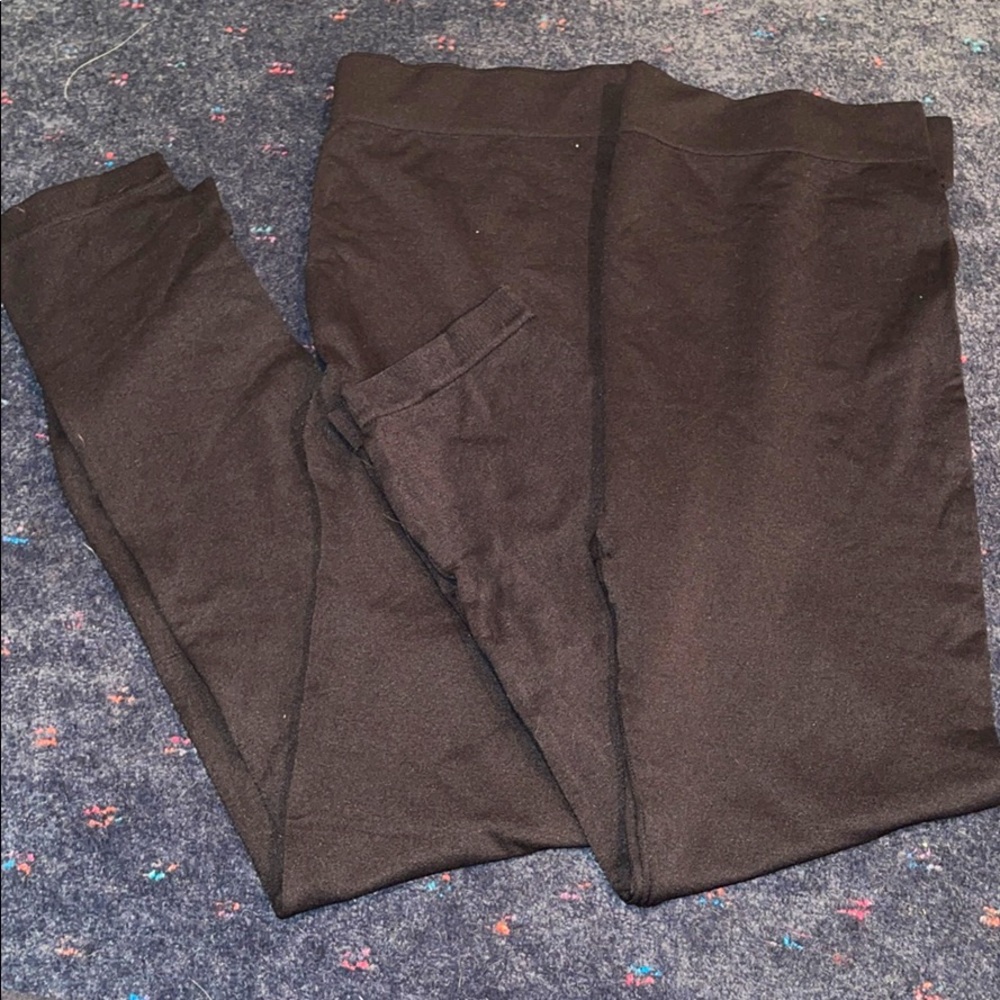 ✨6 for $25✨Black Footless Tights XL, L